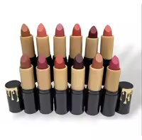 12 Matte Lipstick Multicolour Box